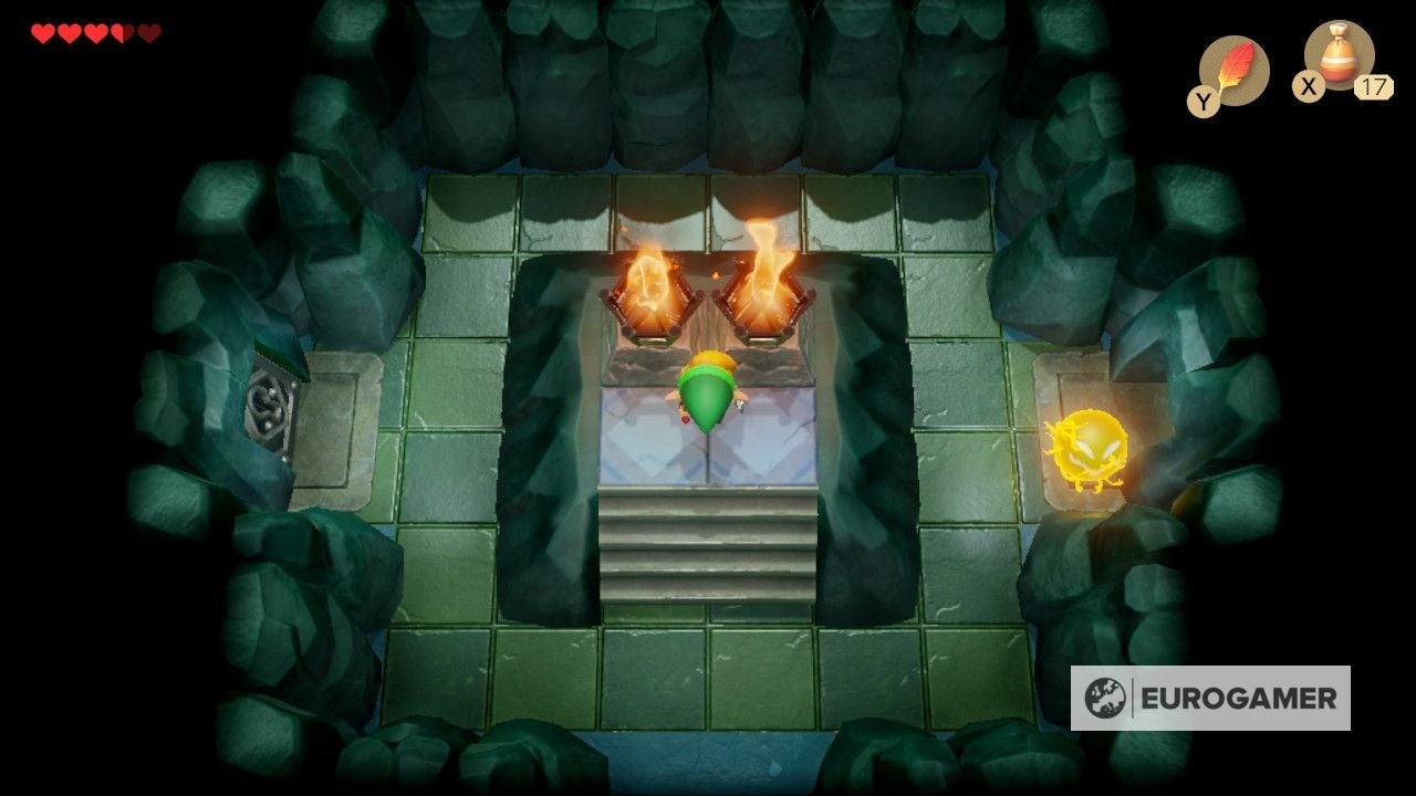 Zelda Link's Awakening Bottle Grotto dungeon explained, how to beat